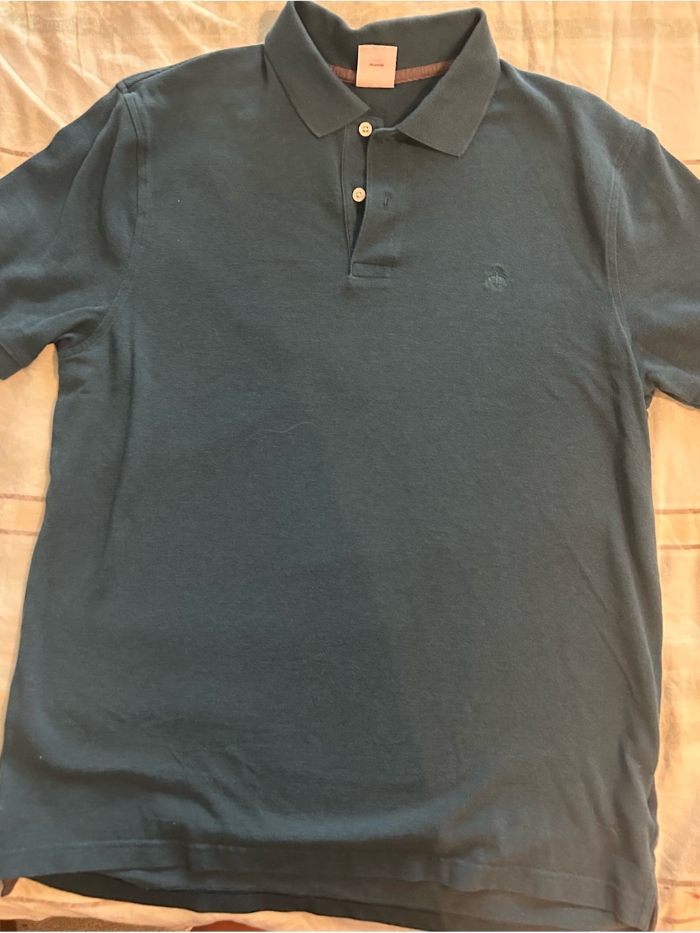 Brooks Brothers Men’s Deep Teal Short-Sleeve Performance Polo Original Fit L